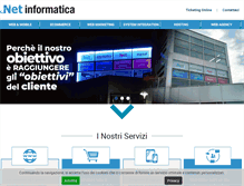 Tablet Screenshot of net-informatica.it